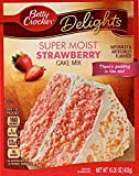 Betty Crocker Supermoist Strawberry cake mix 432G (15,25 oz) paquet de 1