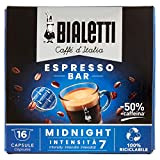 BIALETTI – Café Midnight - 16 Capsules Mokespresso Caffè d’Italia 50% en Moins de Caféine - Café Doux - Idéal ...