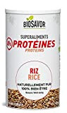 BIOSAVOR - Poudre de protéines de Riz Bio 400g - Rice protein powder - 100% Naturelle & Pure - Vegan ...