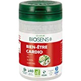 Biosens - Gélule végétale Cardio Bien-être - Ail, Olivier et Aubépine - Certifié Bio AB Vegan - Fabriqué en France ...