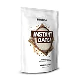 BioTechUSA Instant Oats, Porridge, source de protéines, sans sucre ajouté, 1 kg, Noisette