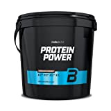 BioTechUSA Protein Power, Shake de protéines provenant de sources d'isolats de soja, de caséine et de lactosérum avec créatine, 4 ...