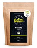 Biotiva Guarana bio en poudre - 100g de poudre de guarana pur - Énergisant - Garanti sans additifs - Fabriqué ...