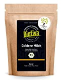 Biotiva Lait d'Or Bio 100g - mélange d'épices ayurvédiques - poudre - curcuma, gingembre, noix de muscade, cannelle & poivre ...
