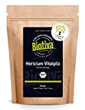 Biotiva Poudre d'hydne hérisson bio 150g - Yamabushitake - Végan - Hericium erinaceus - Conditionné et certifié en Allemagne (DE-ÖKO-005)