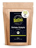 Biotiva Poudre de champignon shiitake biologique 125 g - 100% biologique - Shii-Take - Lentinula edodes - champignon vital - ...