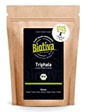 Biotiva Poudre de Triphala bio - 200g - Amalaki, Haritaki, Bibhitaki - Triphala ayurvédique bio - Conditionné et contrôlé en ...