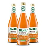 BIOTTA - Jus de Carottes, lacto-fermenté - Préparation à base de carottes 100% bio - Riche en bêta- carotène- 500ml ...