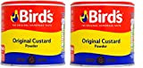 Bird's Custard Powder Original Lot de 2 sachets de poudre 10,6 Vanille 300 g