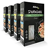 Biters Pâte Shirataki Fit - Tagliatelle, 4 x 390 grammes, Shirataki de konjac, sans gluten 4 pack