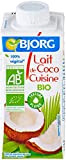 Bjorg Aide Culinaire Lait de Coco Cuisine Bio 20 cl