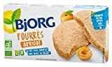 BJORG - Biscuits Fourrés Abricot Bio - Au Blé Semi-Complet - Sans Huile de Palme - 175 g
