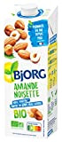 BJORG - Boisson Végétale Amande Noisette - Boisson Bio Gourmande - Pauvre en Acides Gras Saturés - Brique 1 Litre ...