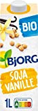 BJORG - Boisson Végétale Soja Vanille - Boisson Bio Riche en Protéines - Lot de 6 Briques de 1 Litre