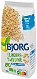 BJORG - Flocons d'Avoine Bio - Céréales Complètes Riches en Fibres - Sans Sucres Ajoutés - 900 g