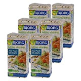 Bjorg Galettes Extra-Fines Riz Maïs Graines Bio - Sans gluten - Céréale complète - 130 g - Lot de 6
