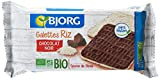 BJORG - Galettes Maïs Chocolat Noir Bio - Sources de Fibres - Lot de 4 x 100 g