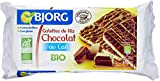 BJORG - Galettes Maïs Riz Chocolat Lait Bio - Sans Gluten - Sources de Fibres - Lot de 8 x ...