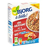 Bjorg Mix Gourmand Bio – À l’Huile d’Olive – Prêt en 7 minutes - Végétarien et Végan – 250 g