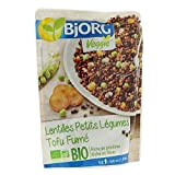 BJORG - Plat Cuisiné Lentilles Légumes et Tofu Fumé - Plat Préparé Bio - Doypack Micro-ondable 250 g