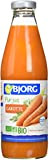BJORG - Pur Jus de Carotte Bio - 100 % Pur Jus - Source de Vitamine A - Sans Sucres ...