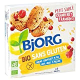 Bjorg Sans Gluten Petit Sablé Cranberry Framboise – Biscuits Bio Sans Gluten et Sans Huile de Palme – À la ...