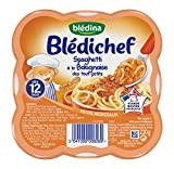 Blédina Blédichef Assiette Spaghetti à la Bolognaise des tout-petits dès 12 mois 230 g