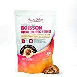 Boisson hyperprotéinée goût Cookie-cream, Maxi Sachet économique 450 gr de 18 portions pour régime protéiné minceur