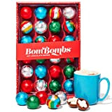 Bombombs by Thoughtfully, 24 chocolats chauds-5 saveurs dans des emballages sur le thème des fêtes: 5 brownies au caramel, 4 ...