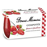 Bonne Maman Spécialité fraises & framboises subtile fleur du sureau - Les 2 pots de 130g