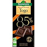 BONNETERRE - TABLETTE CHOCOLAT NOIR TOGO 85% 80G