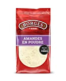 Borges Amandes en Poudre (400 g), Farine d'amandes en Sachet pour Cuisine et pâtisserie, ingrédient pâtisserie amandes Vegan Non-salées et ...