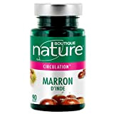 Boutique Nature - Complément Alimentaire - Marron d'Inde - 90 Gélules Végétales - Aide à retrouver des jambes légères