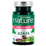 Boutique Nature - Complément Alimentaire - Ongles & Cheveux - Alfalfa - 90 Gélules Végétales - Beauté des Cheveux et ...
