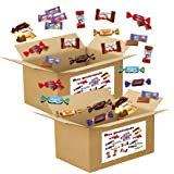 Box gourmande- Assortiment de mini chocolats Célébrations, Kinder Bueno, Milka, Daim, Toblerone, Cémoi (2x100 pcs)