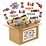 Box gourmande- Assortiment de mini chocolats Célébrations, Kinder Bueno, Milka, Daim, Toblerone, Cémoi (500 pcs)