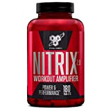 BSN Nitrix 2.0, Complément Alimentaire avec Créatine, L-Citrulline, Niacine, Poivre Noir et Extrait d'Herbes, Nutrition de la Force, 60 Portions, ...