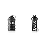 Bulk Gourde D'eau, Gourde de Sport, Noir Metallisé, 2,2 Litres & Shaker Xl Iconic, Protéine Shaker, Noir Metallisé, 1000 ml