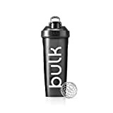 Bulk Shaker Iconic, Protéine Shaker, Noir Metallisé, 750 ml