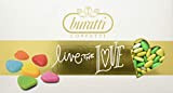 Buratti Confetti Dragées au Chocolat Avec Mini Coeurs Verts Ombrés 1 Kg