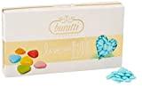 Buratti Confetti Dragées au Chocolat Mini Coeurs Bleu Clair 1 Kg