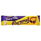 Cadbury Dairy Milk - Barre de chocolat au caramel - 12 barres de 45 g