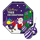 Cadbury Décorations pour sapin de Noël au chocolat au lait 108 g