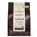 Callebaut 70,5% pépites de Chocolat Noir (callets) 2,5kg