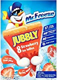Calypso Jubbly, Ice Lolly - Real Fruit Juice Ice Pop, No Preservatives, Strawberry Flavour, 8 Ice Lollies (62 ml)