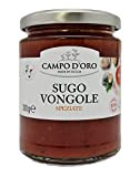 CAMPO D'ORO SAUCE, SAUCE TOMATE avec Palourdes 300 Gr. Palourdes en conserve avec tomate fraîche, ail et persil, sauce pate ...