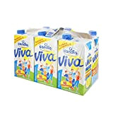 Candia Viva Lait Vitaminé U.H.T demi-écrémé 1L - Pack de 6 bouteilles