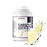 Casein + Protéine de Sèche - Source Micellaire, Enrichie en Vitamine B, Magnésium, Calcium - Vanille 750g
