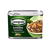 Cassegrain Lentilles Cuisinées aux Oignons et Carottes 706g (lot de 5