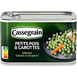 Cassegrain Petits pois & carottes - La boîte de 265g net égoutté